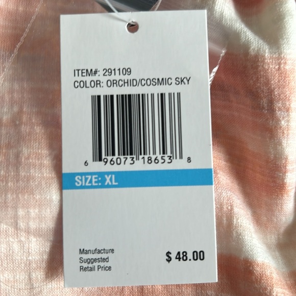 Zac & Rachel  multi colored “pucker knit” top. Size XL. NWT. - Picture 11 of 11